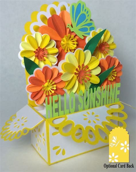 This sweet Easy 3D Butterfly Card from jennifermaker. . 3d svg cards